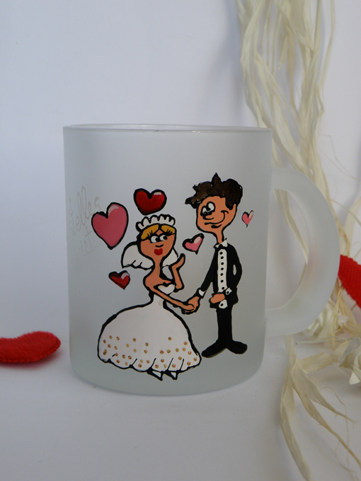 Personalized wedding and love cups